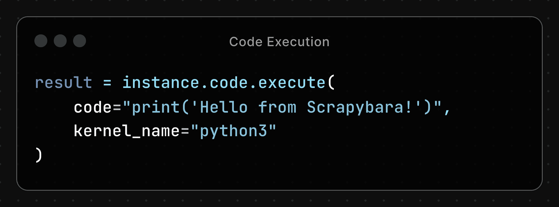 Code Execution