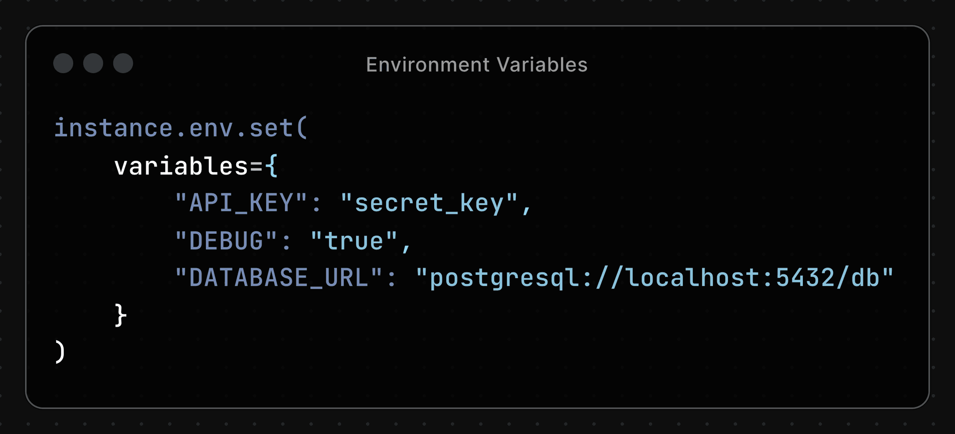 Environment Variables